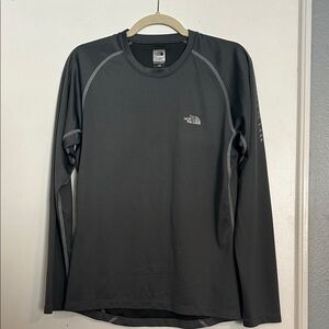 The North Face Men's Charcoal Long Sleeve Tee